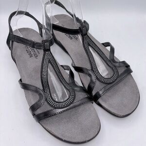 Naot Tamara Gladiator Cork Leather Suede Flat Sandals